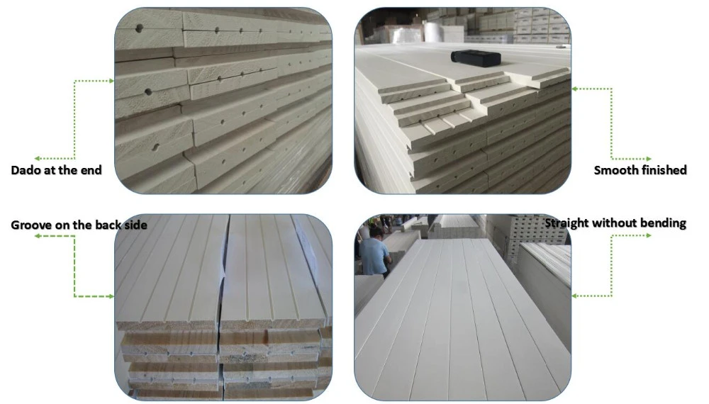 Decorative White Primed Radiata Pine Flat Door Jamb