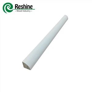 Čtvrtkruhová dřevěná lišta